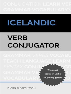 cover image of Icelandic Verb Conjugator